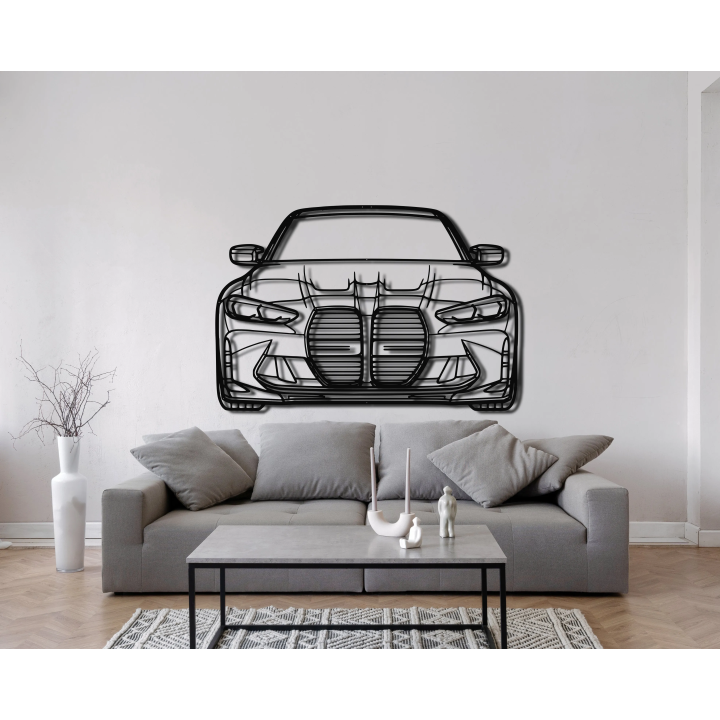 BMW M3 G80 front silhouette