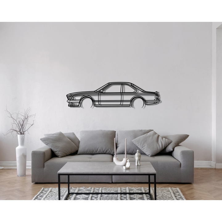 BMW E24 full silhouette