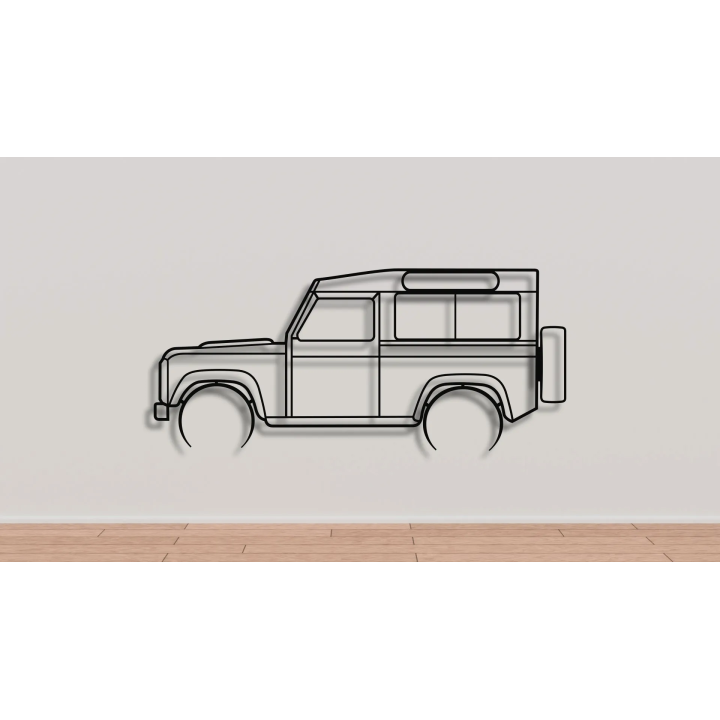 Landrover Defender classic 90 full silhouette