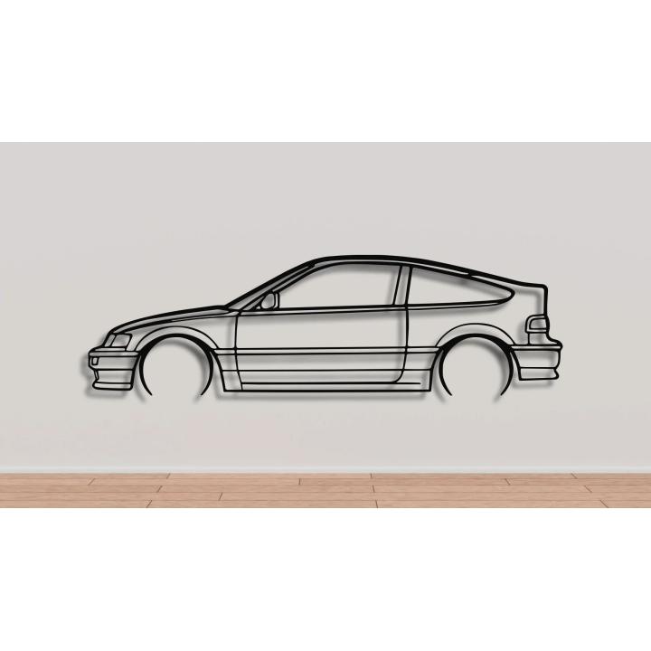 Honda CRX Mk2 full silhouette