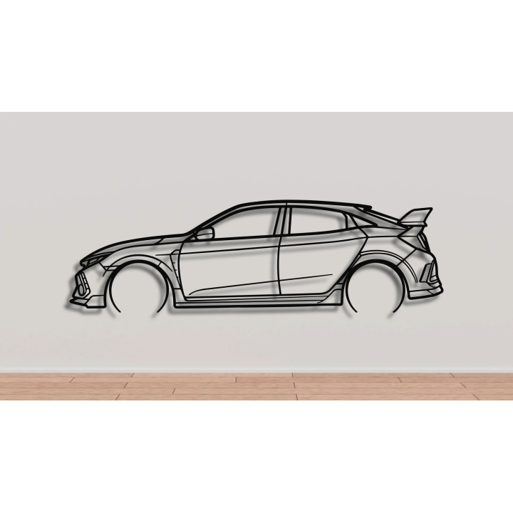Honda Civic Type R full silhouette
