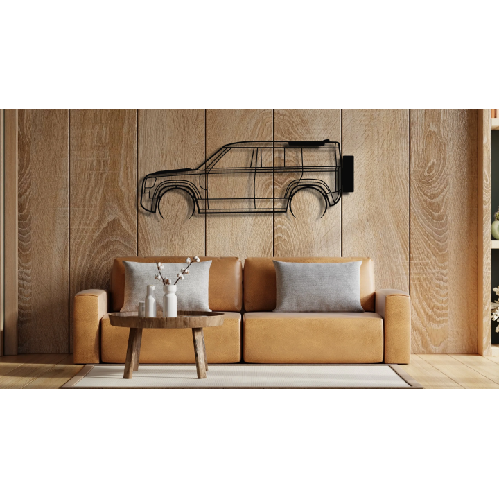 Landrover Defender L663 110 full silhouette