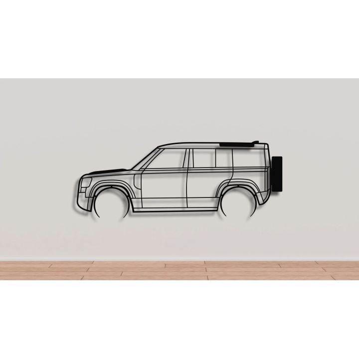 Landrover Defender L663 110 full silhouette