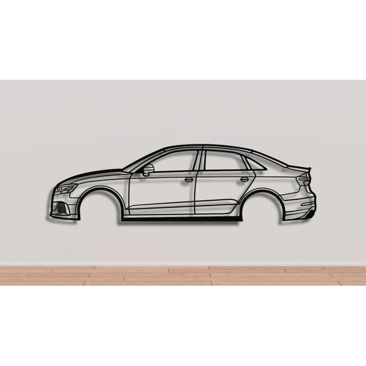 Audi RS3 simple silhouette