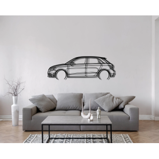 Audi A1 full silhouette