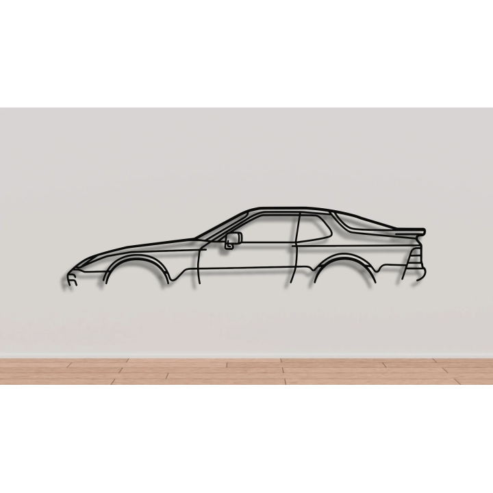 Porsche 911 944 simple silhouette