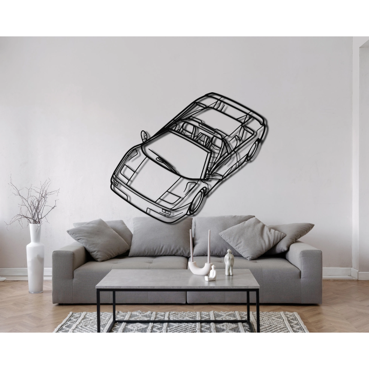 Lamborghini Diablo isometric silhouette