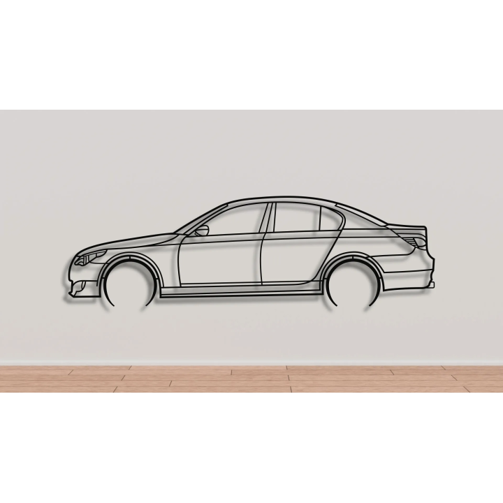 BMW M5 E60 full silhouette