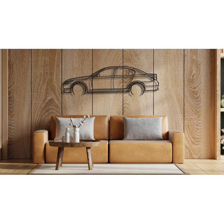 BMW M5 E60 full silhouette