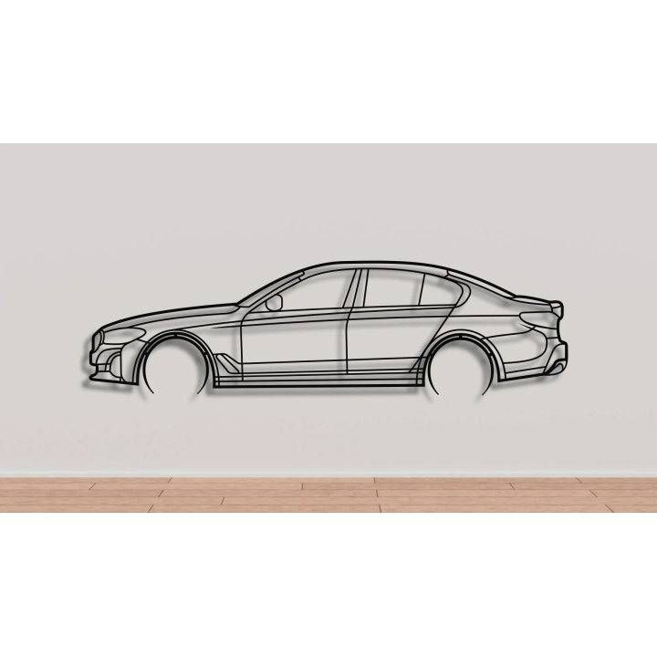 BMW 5 series G30 full silhouette