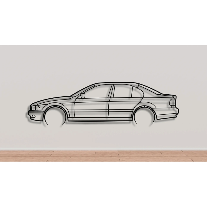 BMW 5 series E39 full silhouette