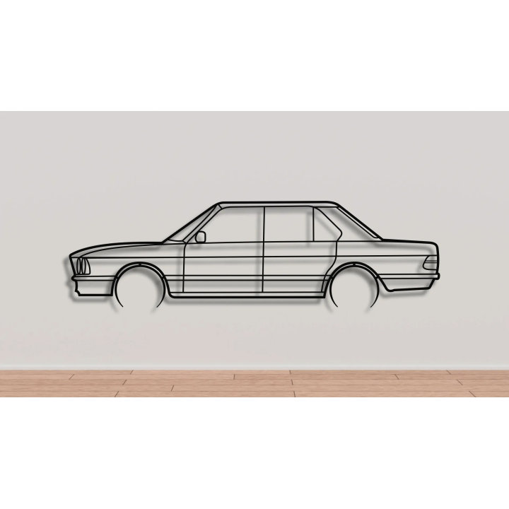 BMW 5 series E28 full silhouette