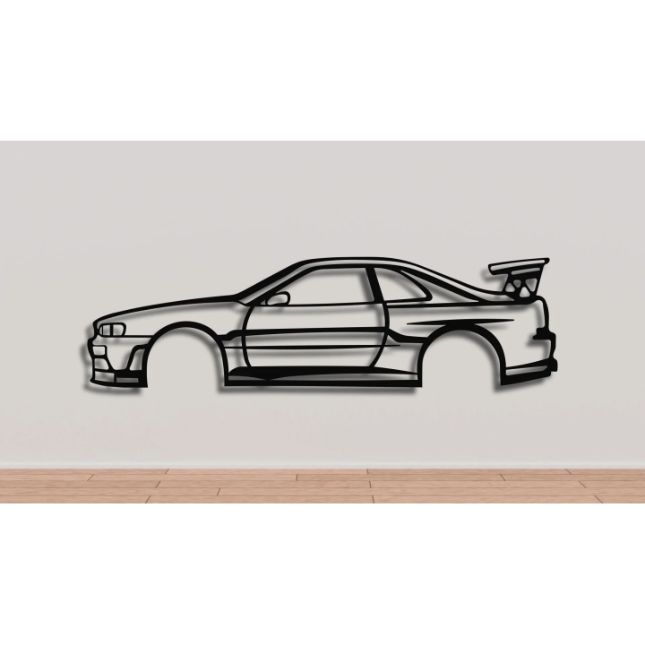 Nissan Skyline R34 simple silhouette