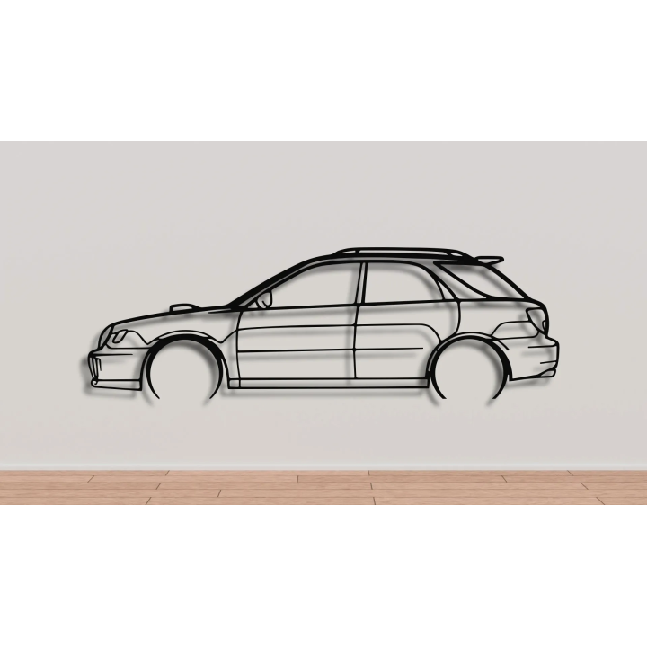 Subaru Impreza WRX full silhouette