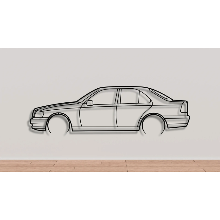 Mercedes W202 full silhouette