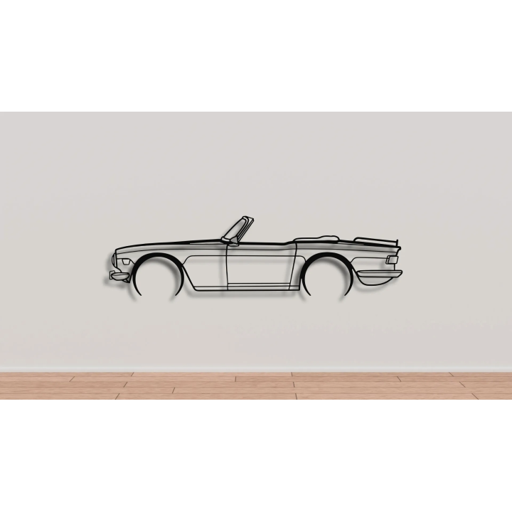 Triumph TR6 full silhouette