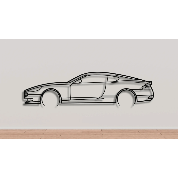 Aston Martin DB9 full silhouette