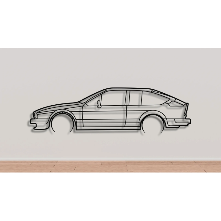 Alfa Romeo GTV6 full silhouette