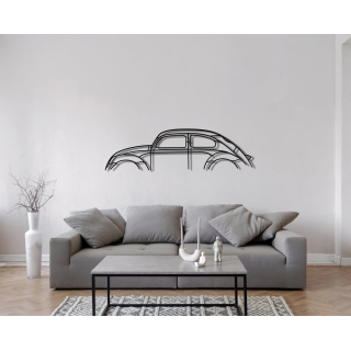 Volkswagen Beetle simple silhouette