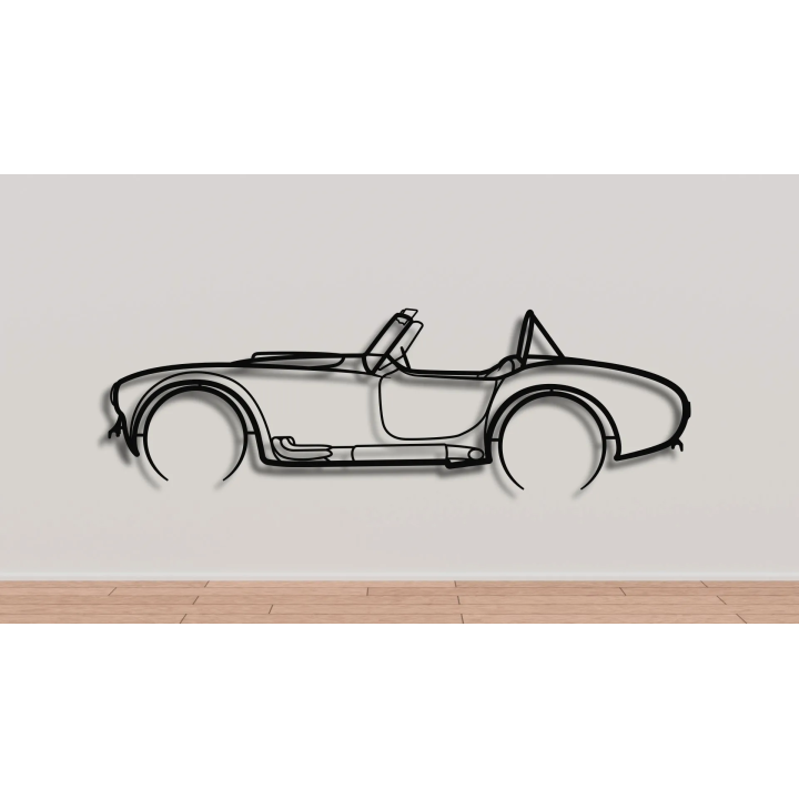 AC Shelby Cobra full silhouette