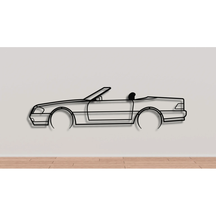 Mercedes SLR129 full silhouette