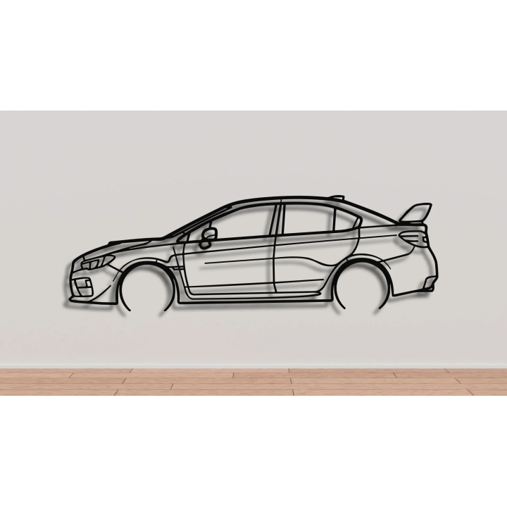 Subaru WRX full silhouette