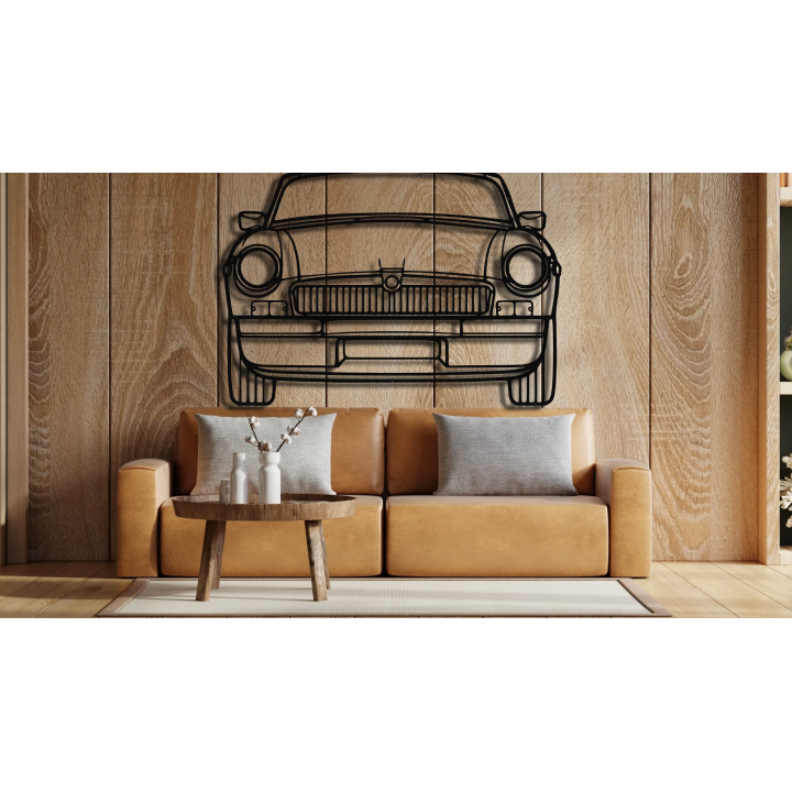 MG MGB front silhouette
