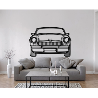 MG MGB front silhouette