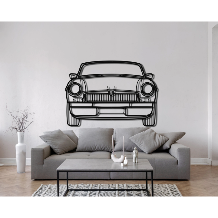 MG MGB front silhouette