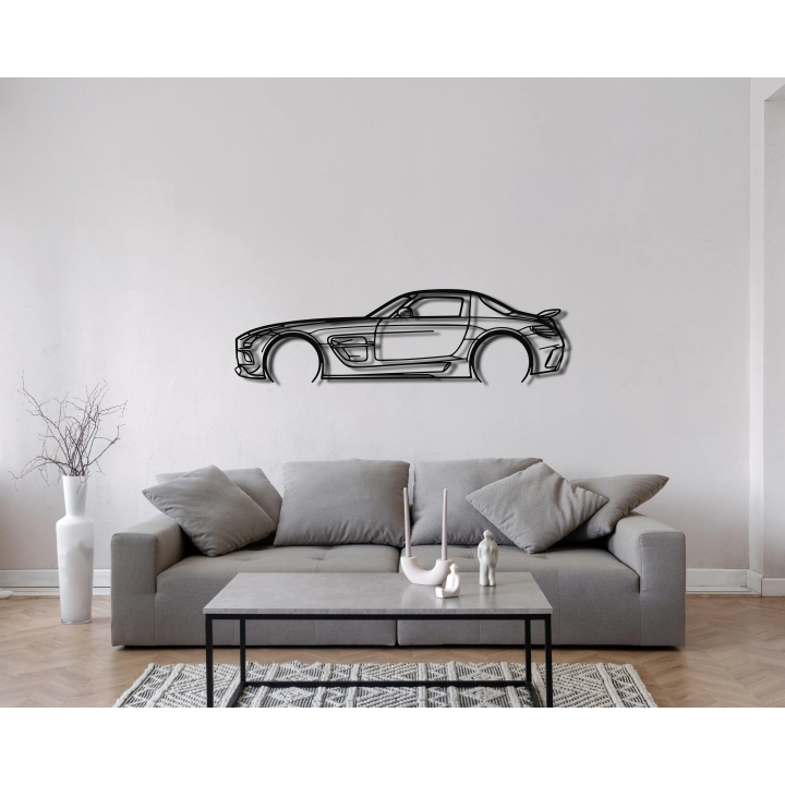 Mercedes SLS AMG full silhouette