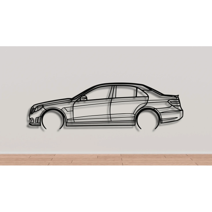 Mercedes E63 AMG full silhouette