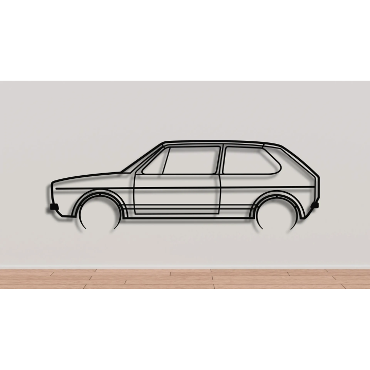 Volkswagen Golf Mk1 full silhouette