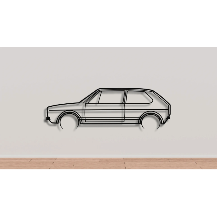 Volkswagen Golf Mk1 full silhouette