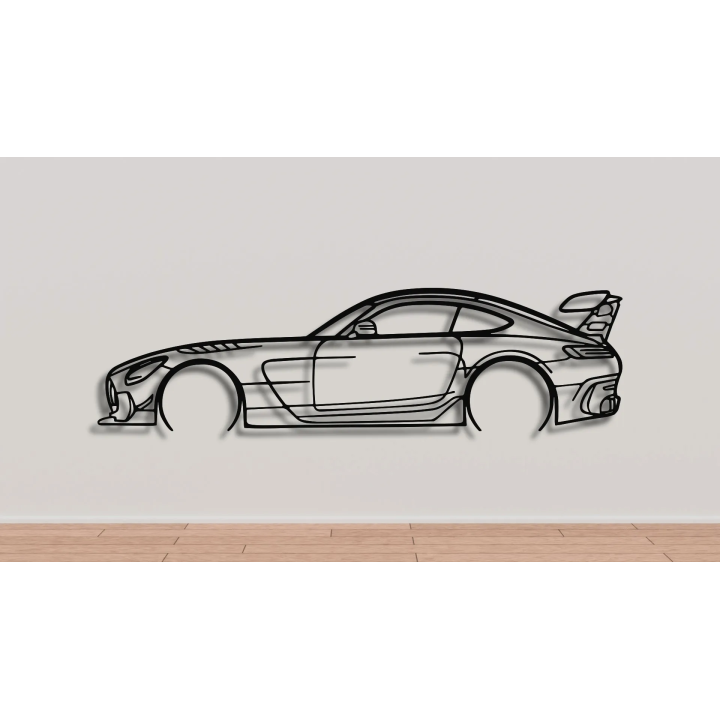 Mercedes AMG GT full silhouette