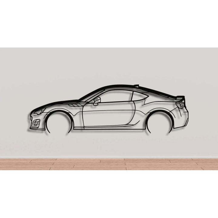 Subaru BRZ full silhouette