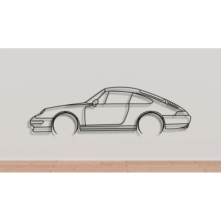 Porsche 911 993 carrera full silhouette