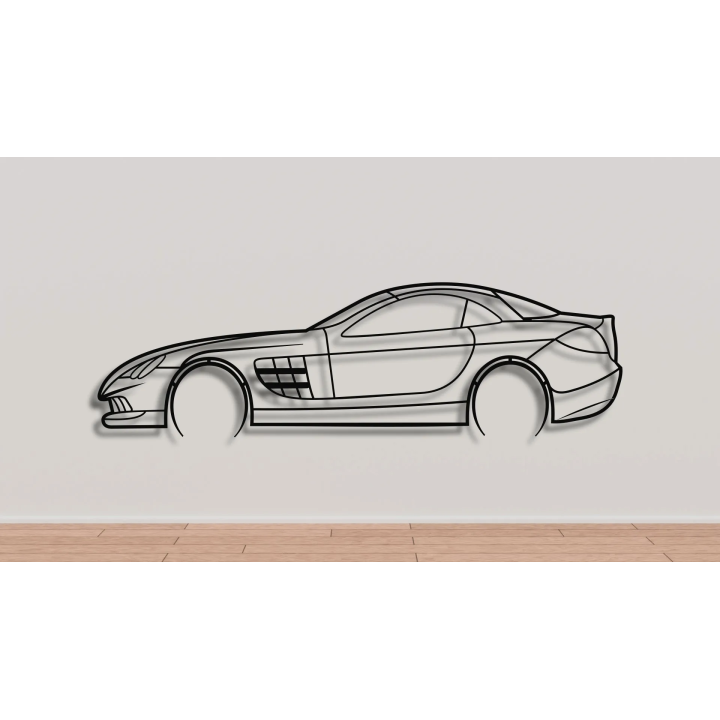 Mercedes SLR full silhouette