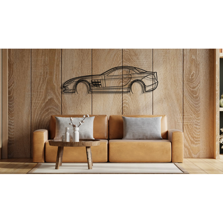 Mercedes SLR full silhouette