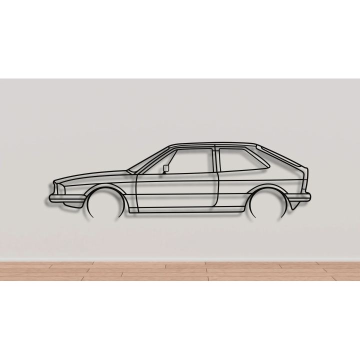 Volkswagen Scirocco Mk1 full silhouette