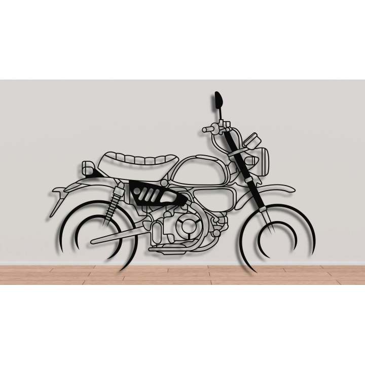 Honda monkey silhouette