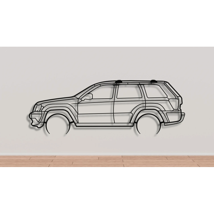 Jeep Grand Cherokee WK full silhouette