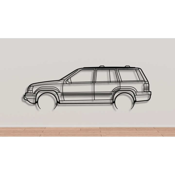 Jeep Grand Cherokee ZJ full silhouette