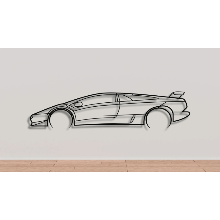 Lamborghini Diablo full silhouette