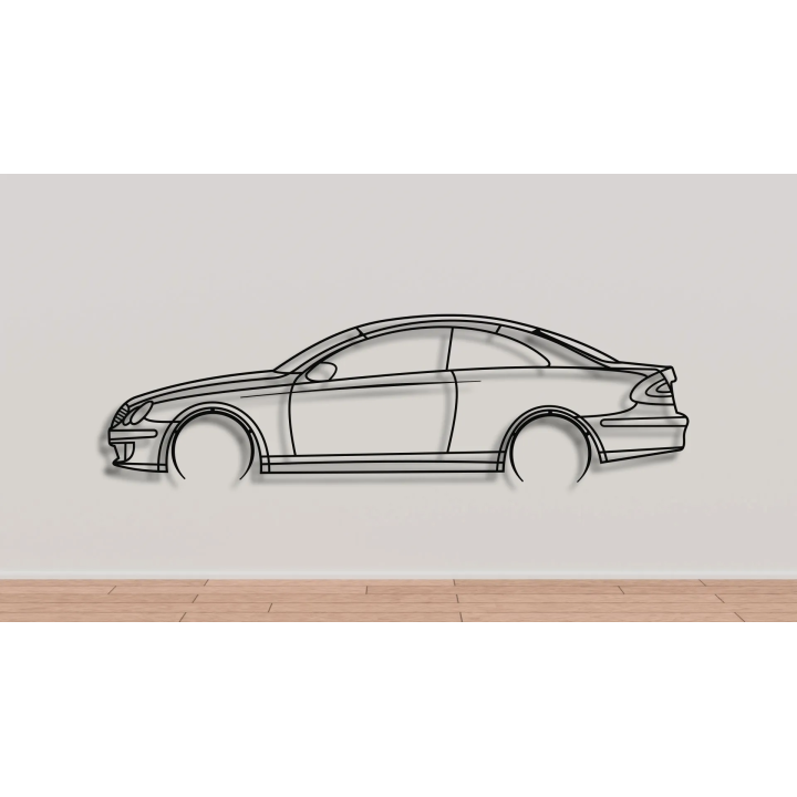 Mercedes W209 full silhouette