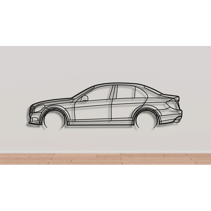 Mercedes W204 full silhouette