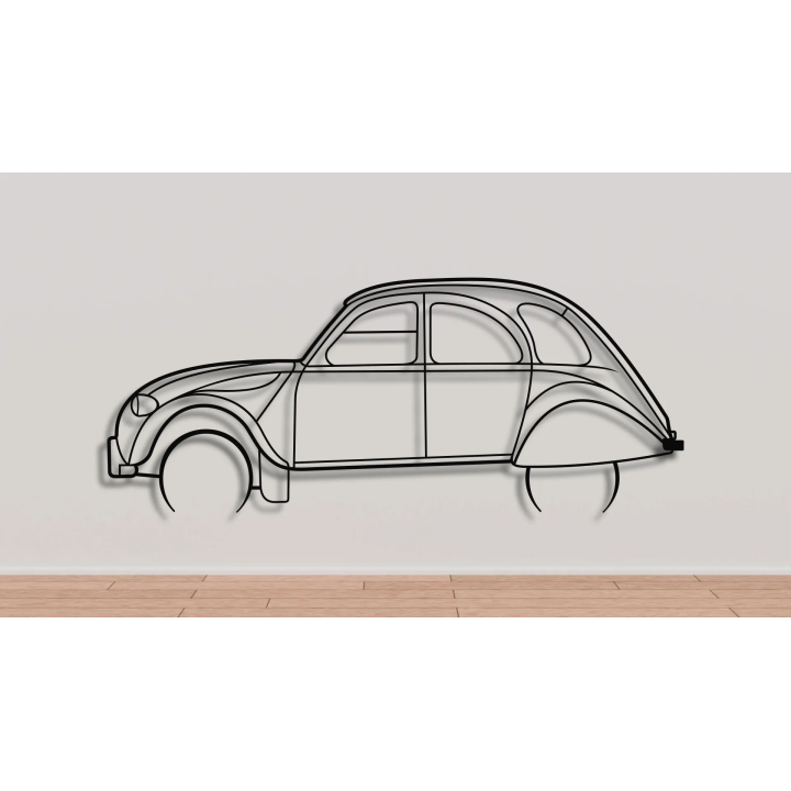 Citroën 2CV full silhouette