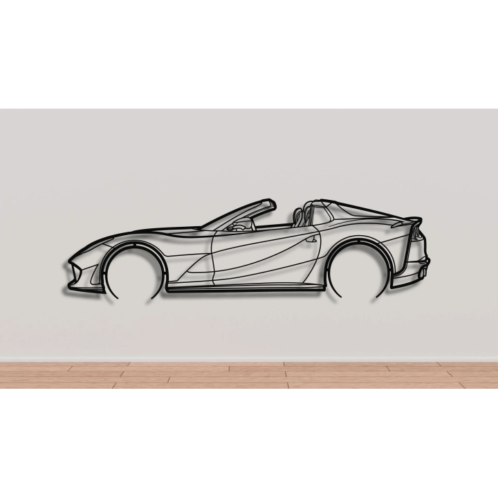 Ferrari 812 GTS full silhouette