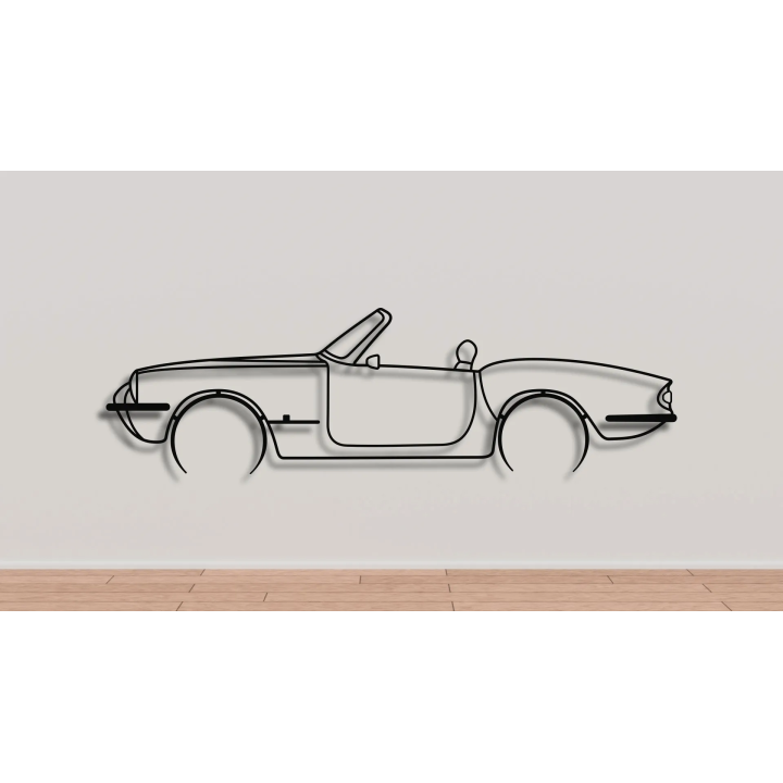 Triumph Spitfire Mk3 full silhouette