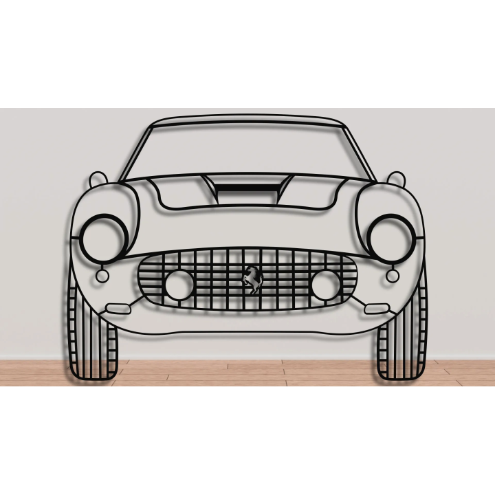 Ferrari 250 GT front silhouette
