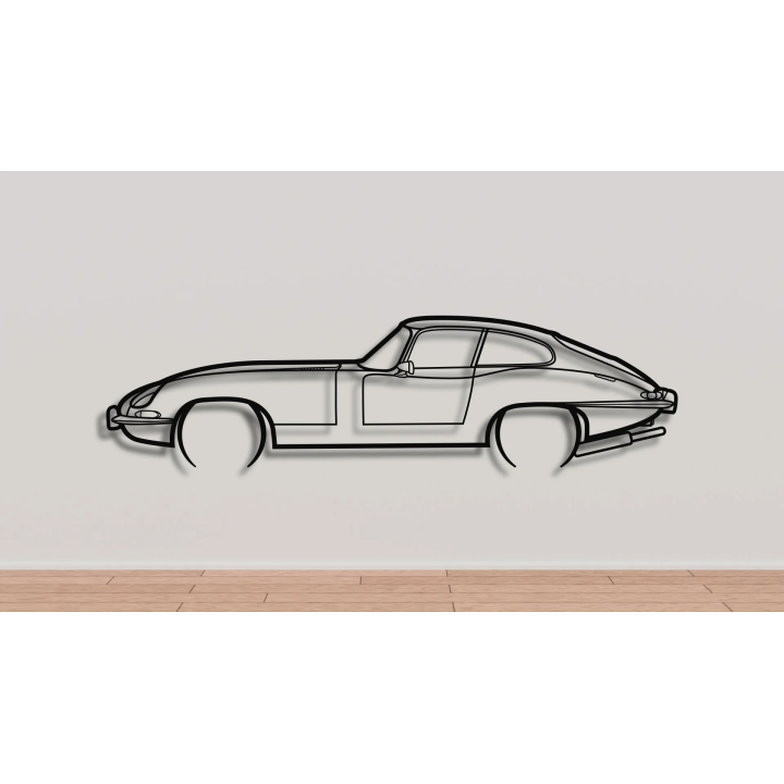 Jaguar E-type series 1.5 full silhouette